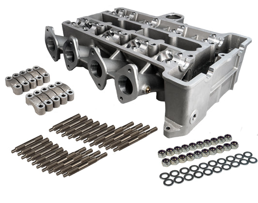 Lotus Twin Cam Weber Cylinder Head, Race Port w Seats and Guides