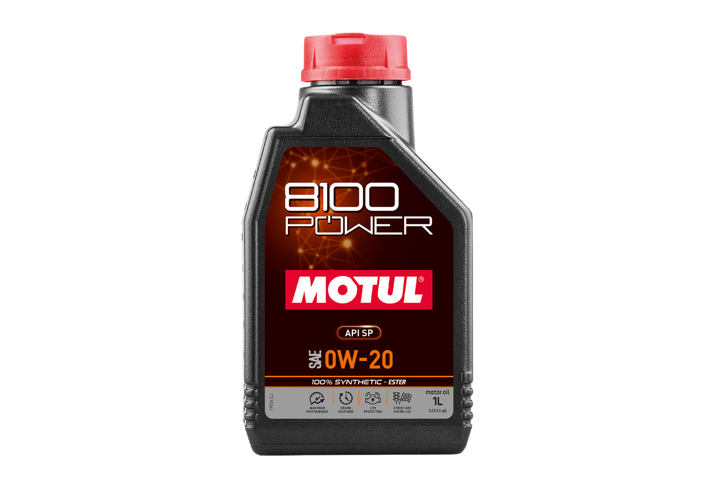 MOTUL 8100 POWER 0W-20 FULL SYNTHETIC (1L)