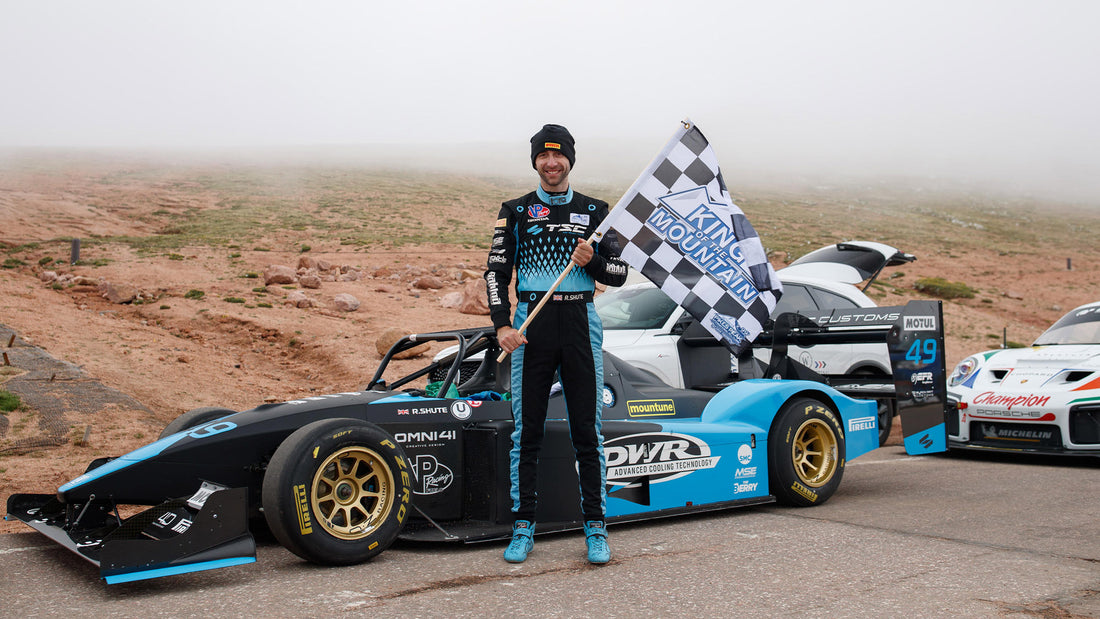 Robin Shute wins second 'King of the Mountain' title at 2021 Pikes Peak International Hill Climb in Mountune USA Powered Race Car