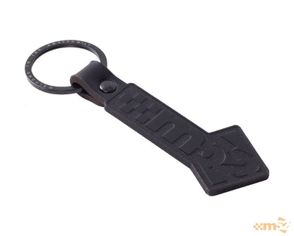 m52 Leather Keyring (Black-Out)