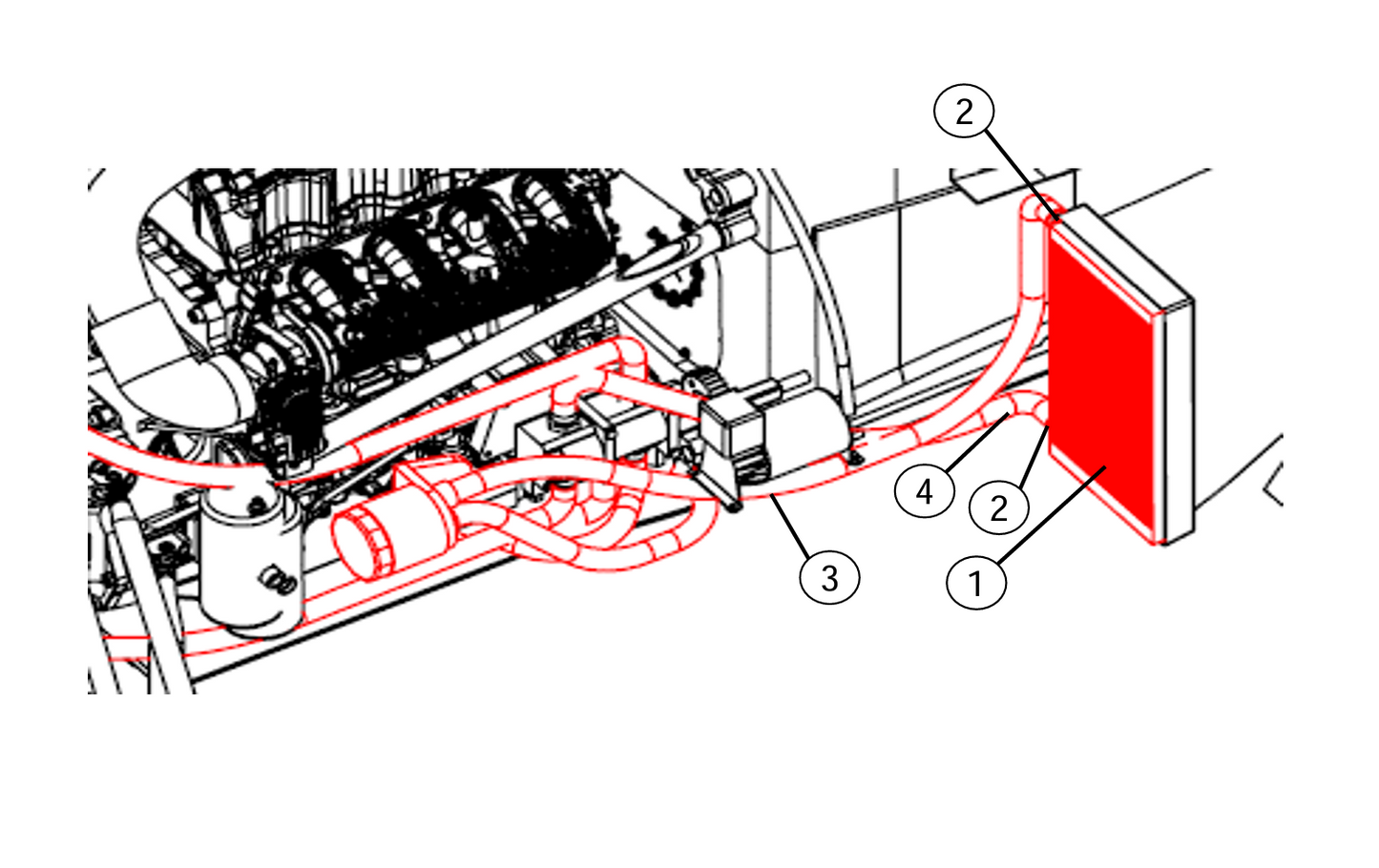 [15512F29SA000] HOSE COMP,OIL PUMP TO COOLER