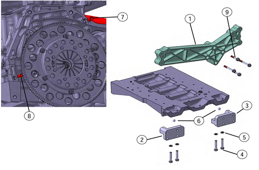 [50823F29SA020] MOUNT,L SUMP